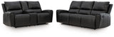 Glossmore Sofa reclining position detail