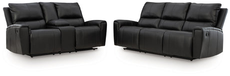 Glossmore Sofa reclining position detail