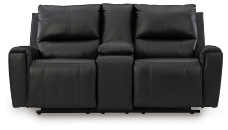 Glossmore Reclining Loveseat head-on view