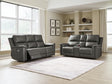 Bleckley Anchor loveseat side angle