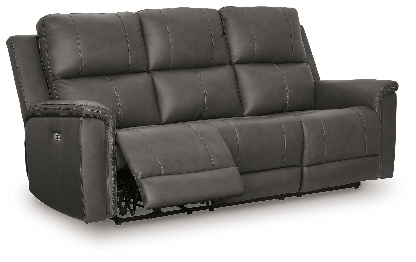 Bleckley Anchor Power Reclining Sofa head on view