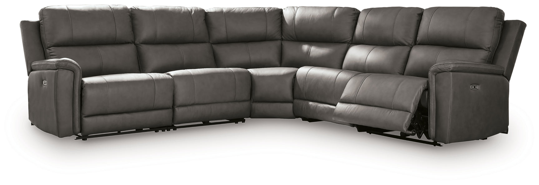 Bleckley Anchor sectional side angle showing power headrest