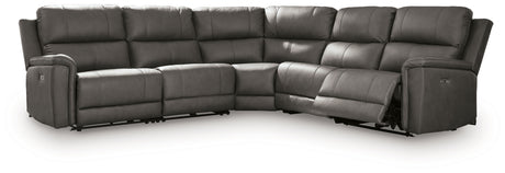 Bleckley Anchor sectional side angle showing power headrest