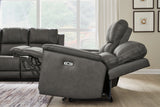 USB charging ports on Bleckley Anchor Reclining Sofa
