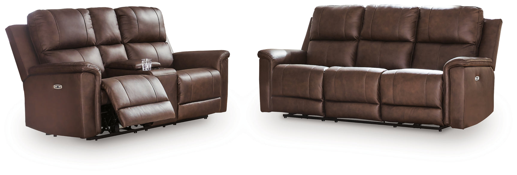 Power headrest adjustment on loveseat