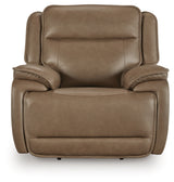 main view of Glencroft Sahara Leather Power Recliner recliner