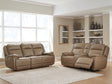 Glencroft Sahara Sofa side reclining position