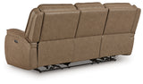 Head-on view of Glencroft Sahara Loveseat