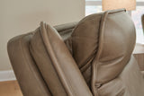 main view of Glencroft Sahara Leather Power Recliner recliner