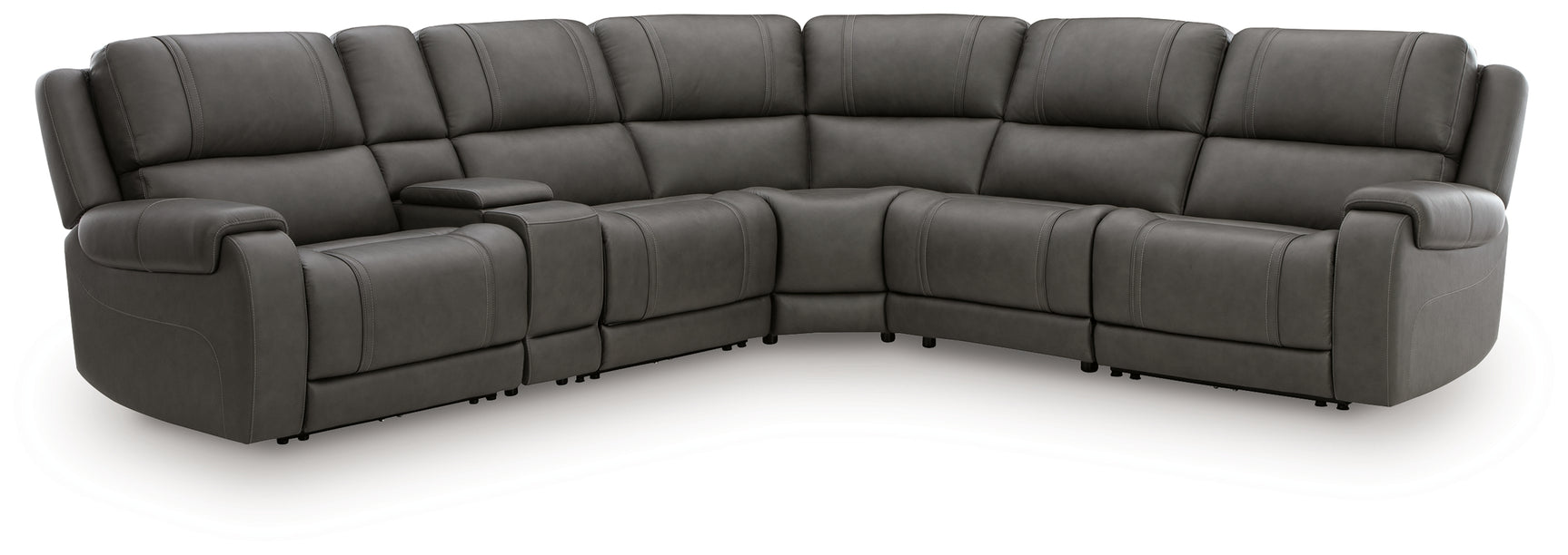 5Z Pittson sectional side view showing console storage