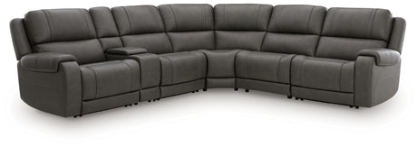 5Z Pittson sectional side view showing console storage