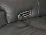 Heat and air massage controls with USB ports