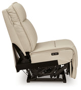 Double Deal sectional armless recliner side view