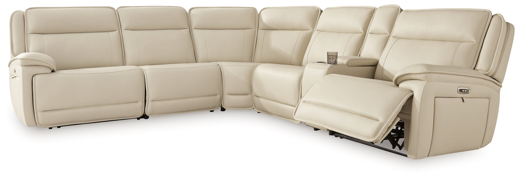 Double Deal sectional showing seating arrangement