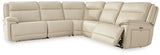 Double Deal sectional side angle showing wedge and recliners