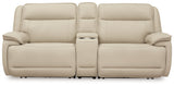 Side angle showing left-arm facing recliner