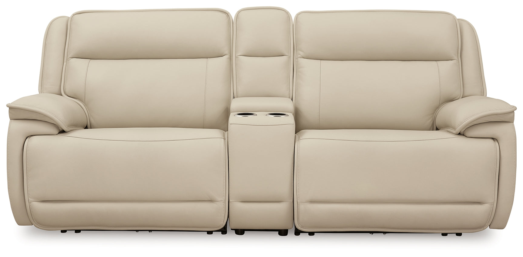Side angle showing left-arm facing recliner