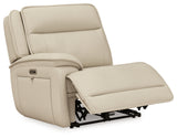 Power reclining control buttons on armrest