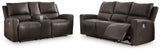 Boxmere Storm loveseat angled view