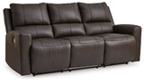 Boxmere sofa recliner closed side view