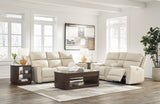 Dahlmoore Almond Sofa and Loveseat