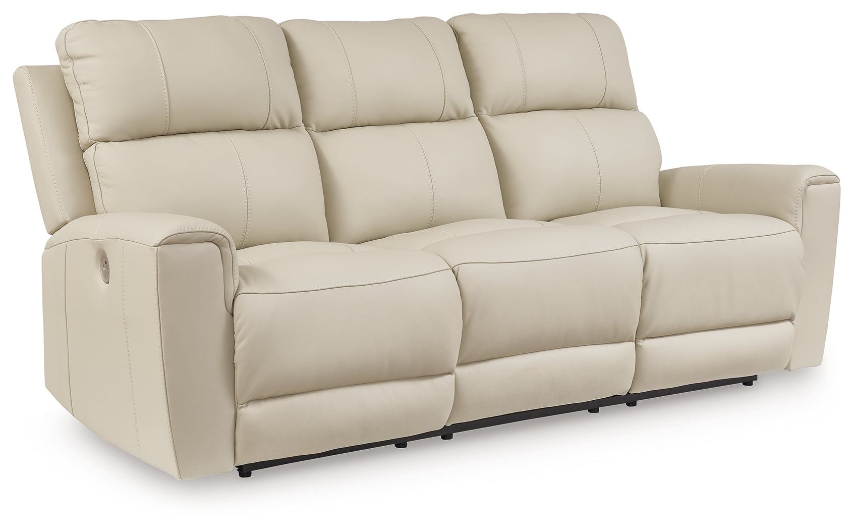 Dahlmoore Almond Leather Power Reclining Sofa