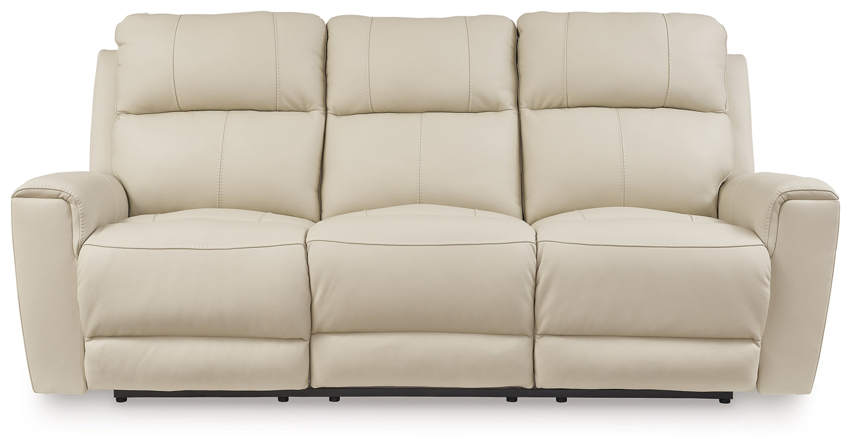 Dahlmoore Almond Leather Power Reclining Sofa
