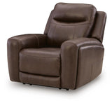 Gravier Cordova Leather Power Recliner angled view