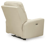 Pennacle Pier Canvas Leather Power Recliner view 9
