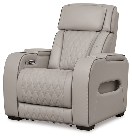 Recliner heated seat indicator on Boyington set
