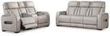 Boyington Gray Sofa, Loveseat and Recliner