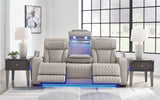 Boyington Gray Sofa, Loveseat and Recliner