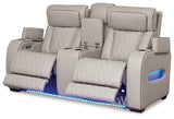 Boyington Gray Sofa, Loveseat and Recliner