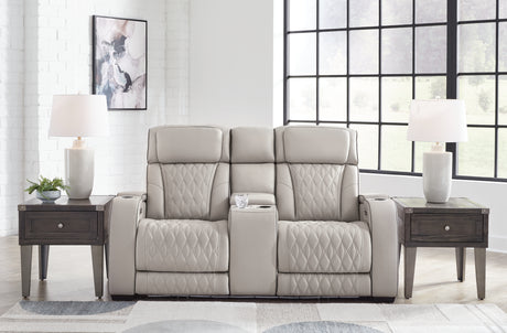 Boyington gray reclining living room sofa set