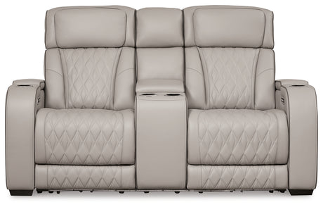 View of recliner footrest extended
