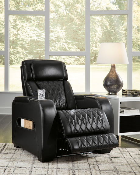 Boyington Black Power Reclining Sofa, Loveseat, and Recliner set
