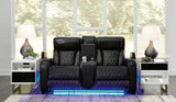 Boyington Black Power Reclining Sofa, Loveseat, and Recliner set