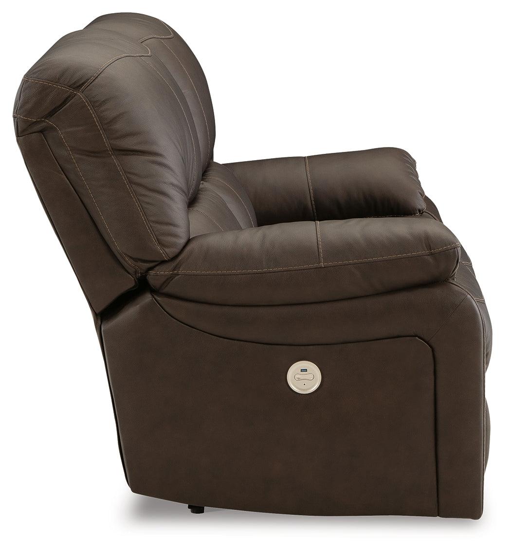 Leesworth loveseat side profile