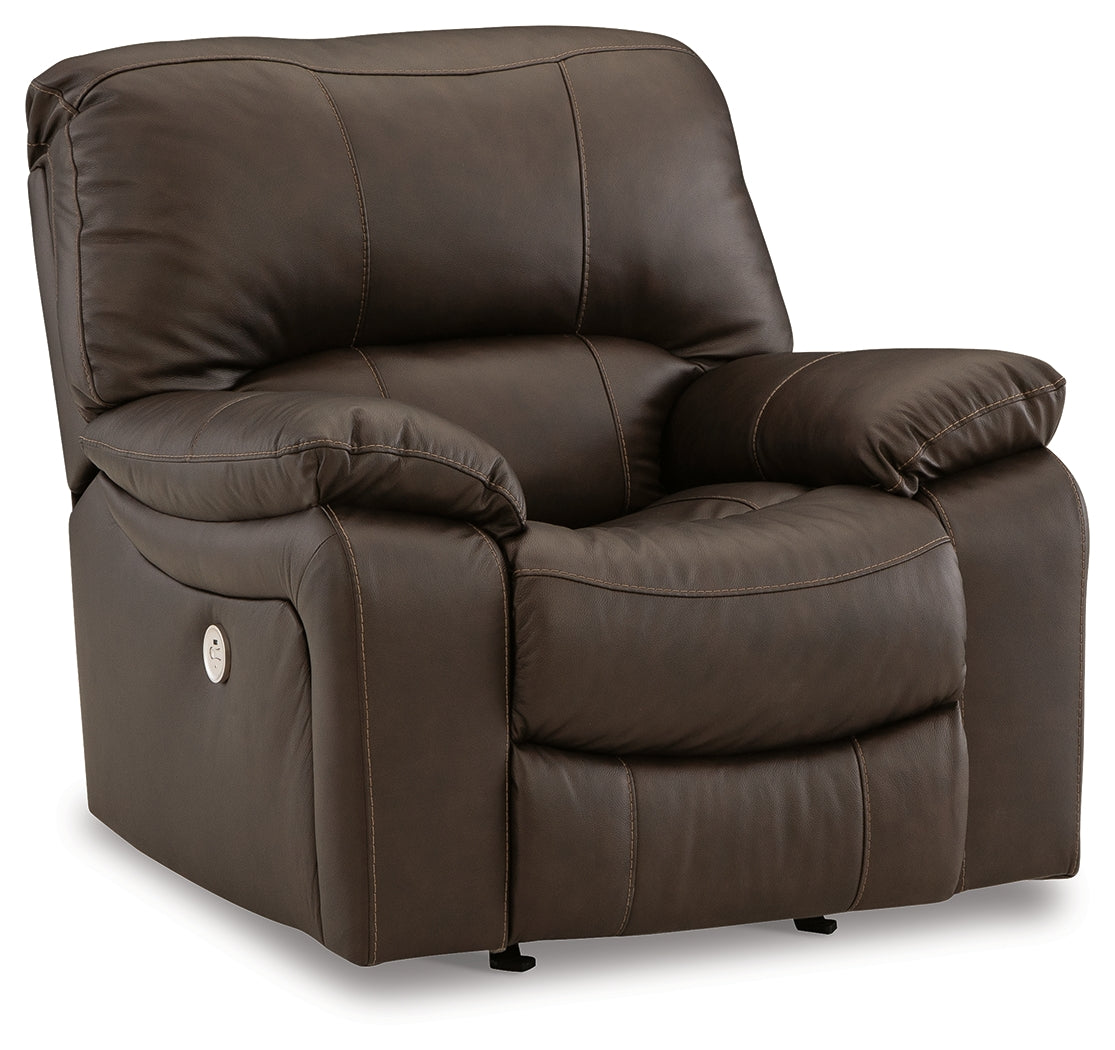 Leesworth recliner head-on with recline