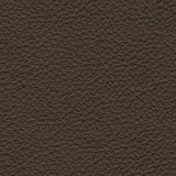 Leesworth Dark Brown Leather Power Recliner in living room setting