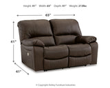 Leesworth sofa dimension illustration