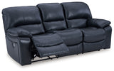 Leesworth Ocean reclining sofa, loveseat, and recliner set