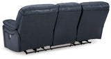 Leesworth Ocean reclining sofa, loveseat, and recliner set