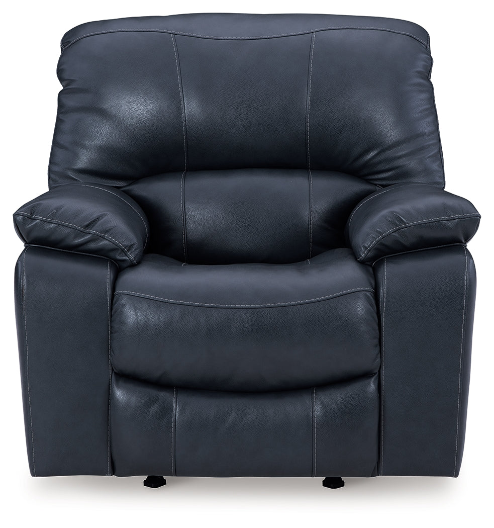 Leesworth Ocean recliner open position side view
