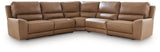 DeepWakes sectional sofa side view with USB charging port