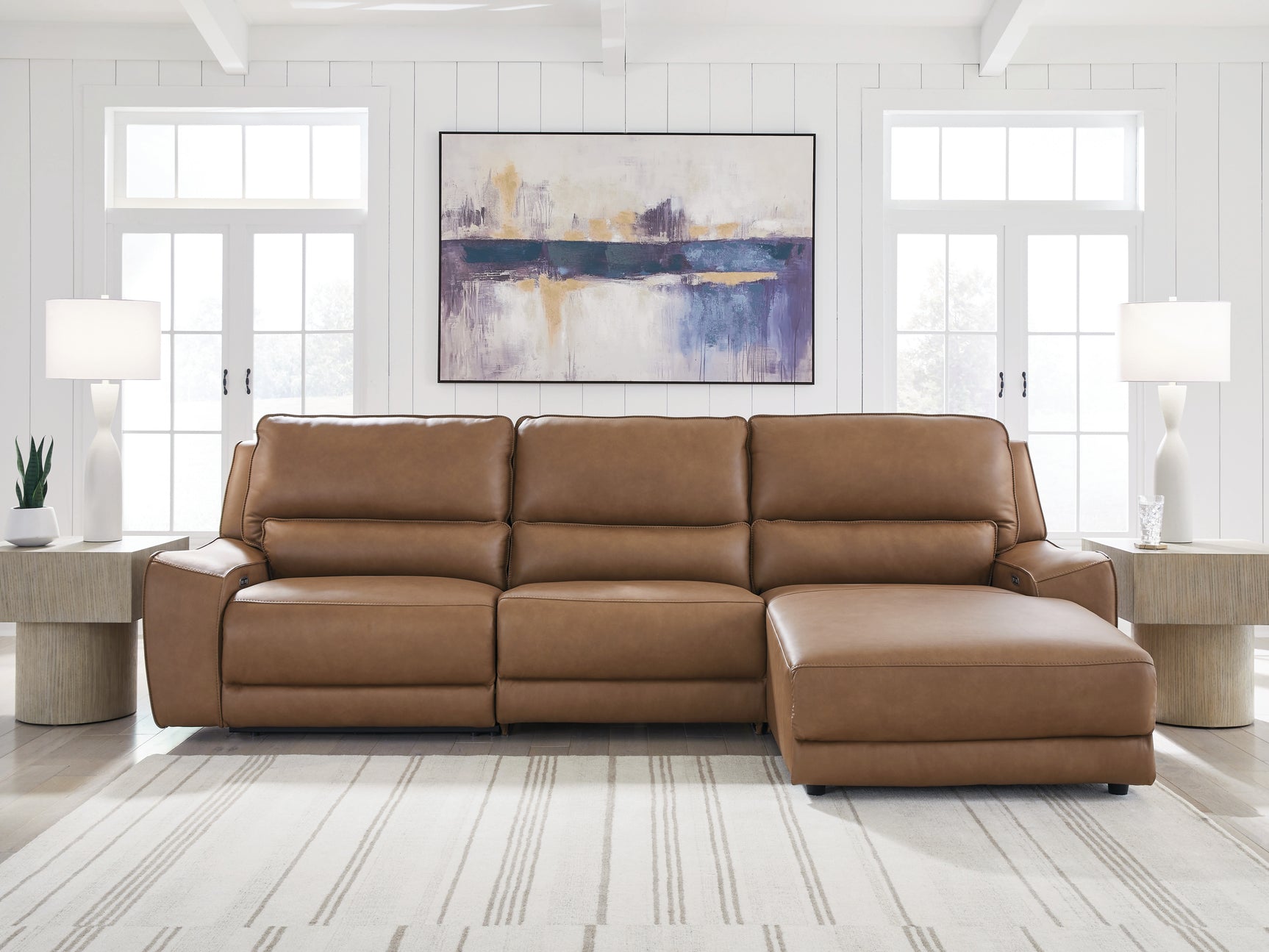 DeepWakes sectional sofa angled rear view