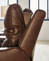 Adjustable headrest detail on DeepWakes Canyon Recliner