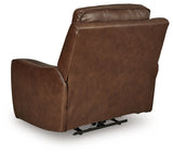Back view of DeepWakes Canyon Leather Power Recliner