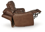 Side view of DeepWakes Canyon Power Reclining Loveseat