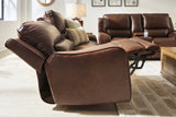 DeepWakes Canyon Leather Power Reclining Sofa zero-gravity recline